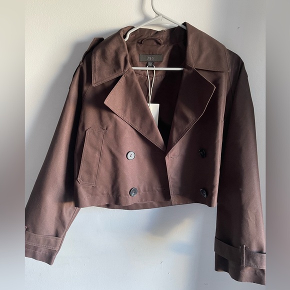 Zara Jackets & Blazers - Zara women crop trench jacket